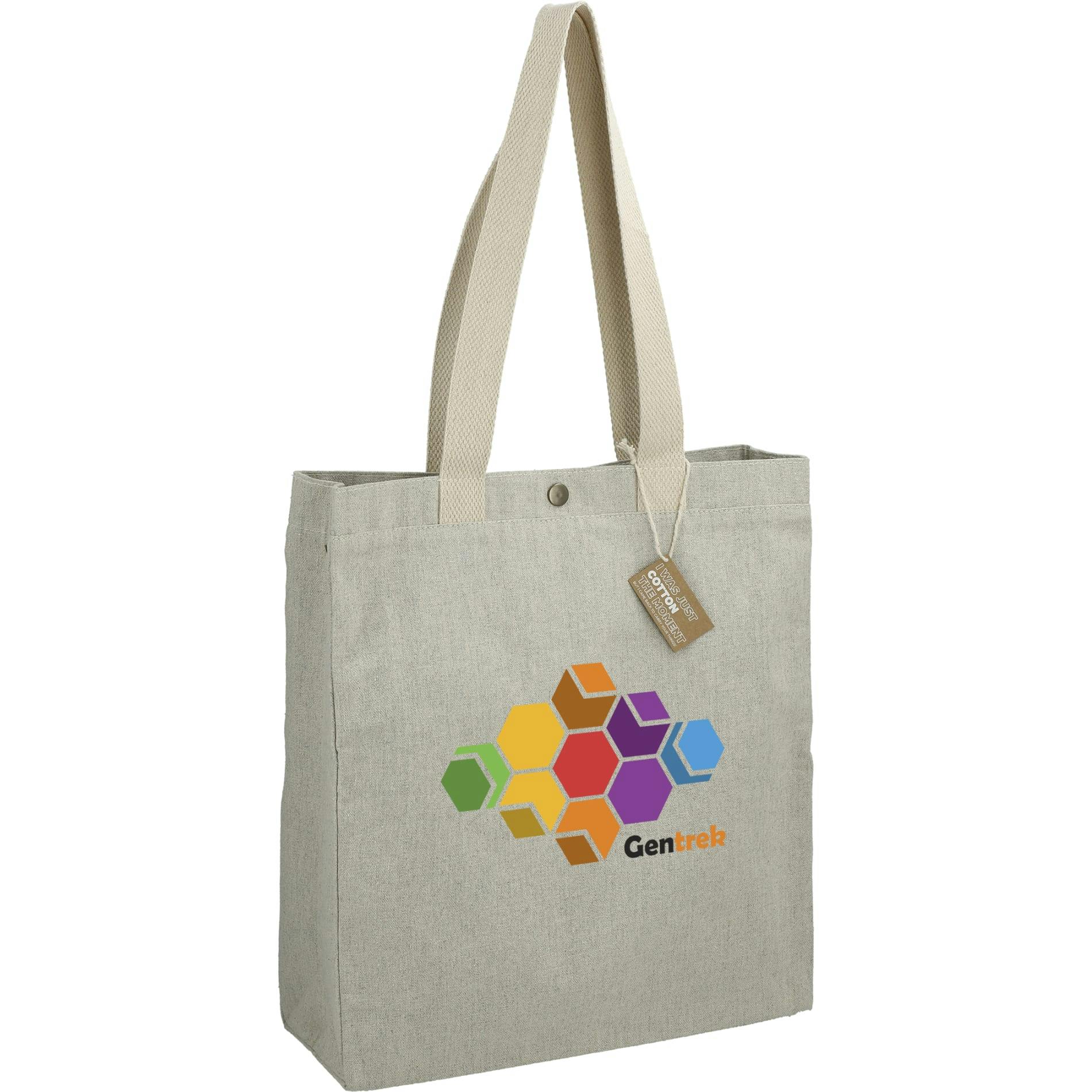 Repose 10oz Recycled Cotton Box Tote w/Snap - additional Image 4