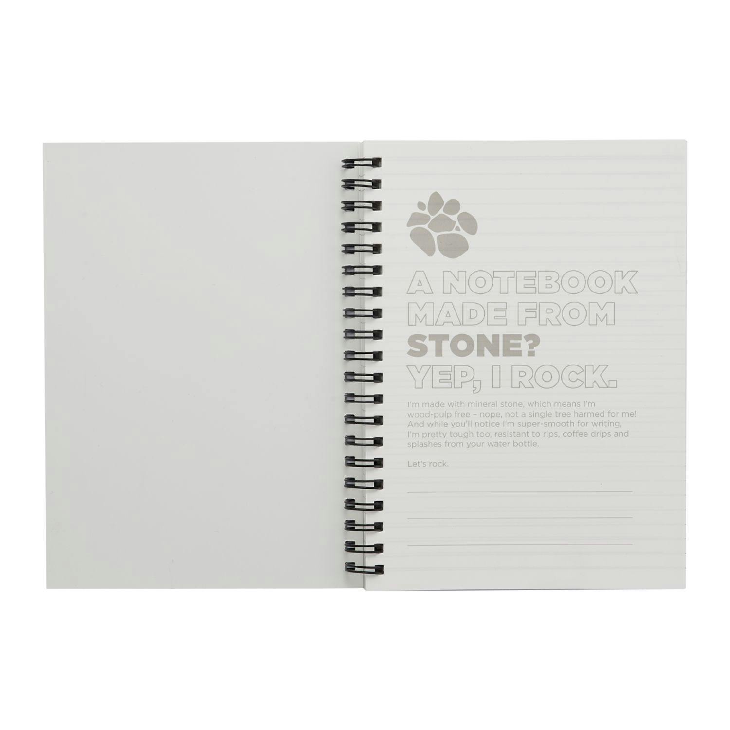 5” x 7” Mineral Stone Field Spiral  Notebook - additional Image 3