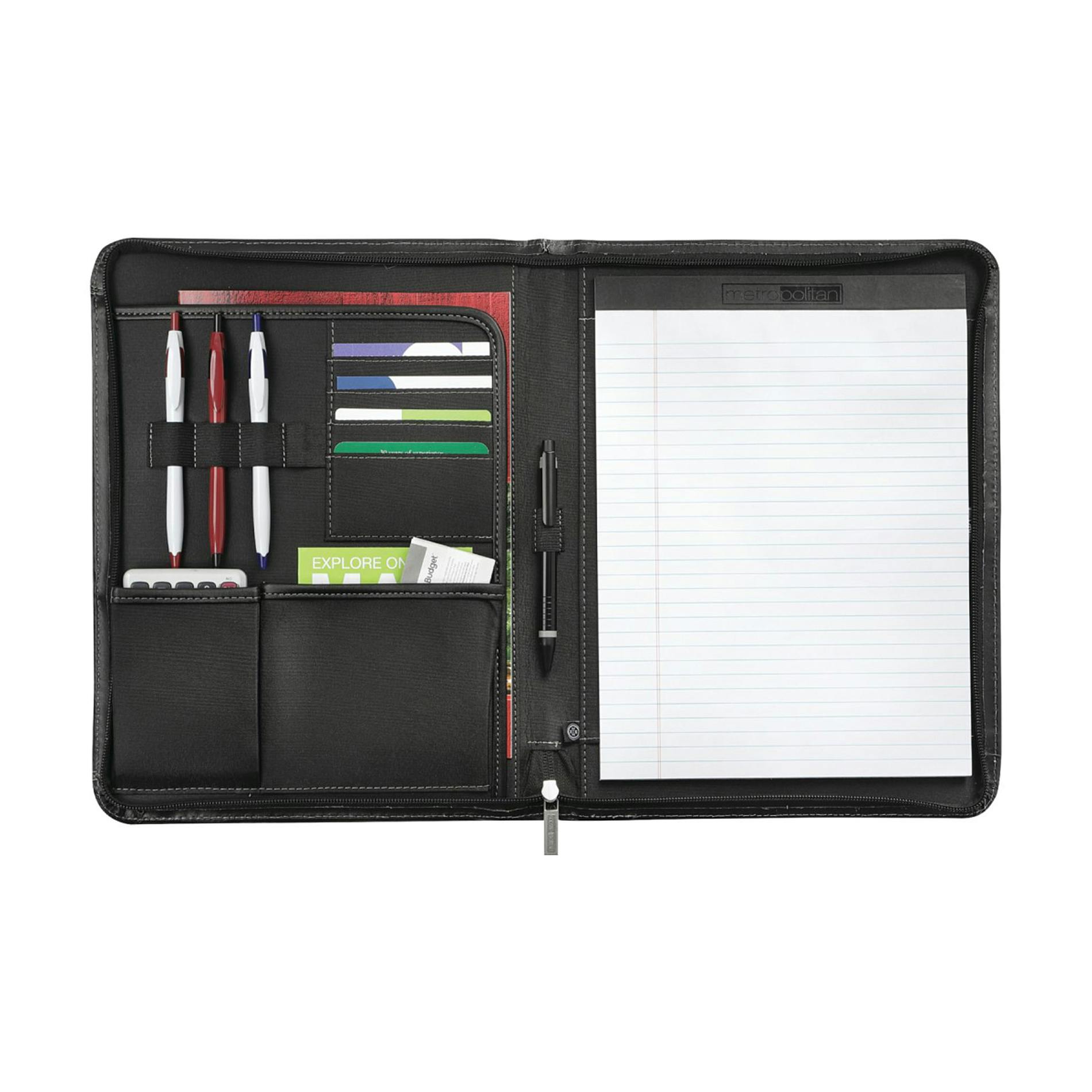 Metropolitan Zippered Padfolio - additional Image 1