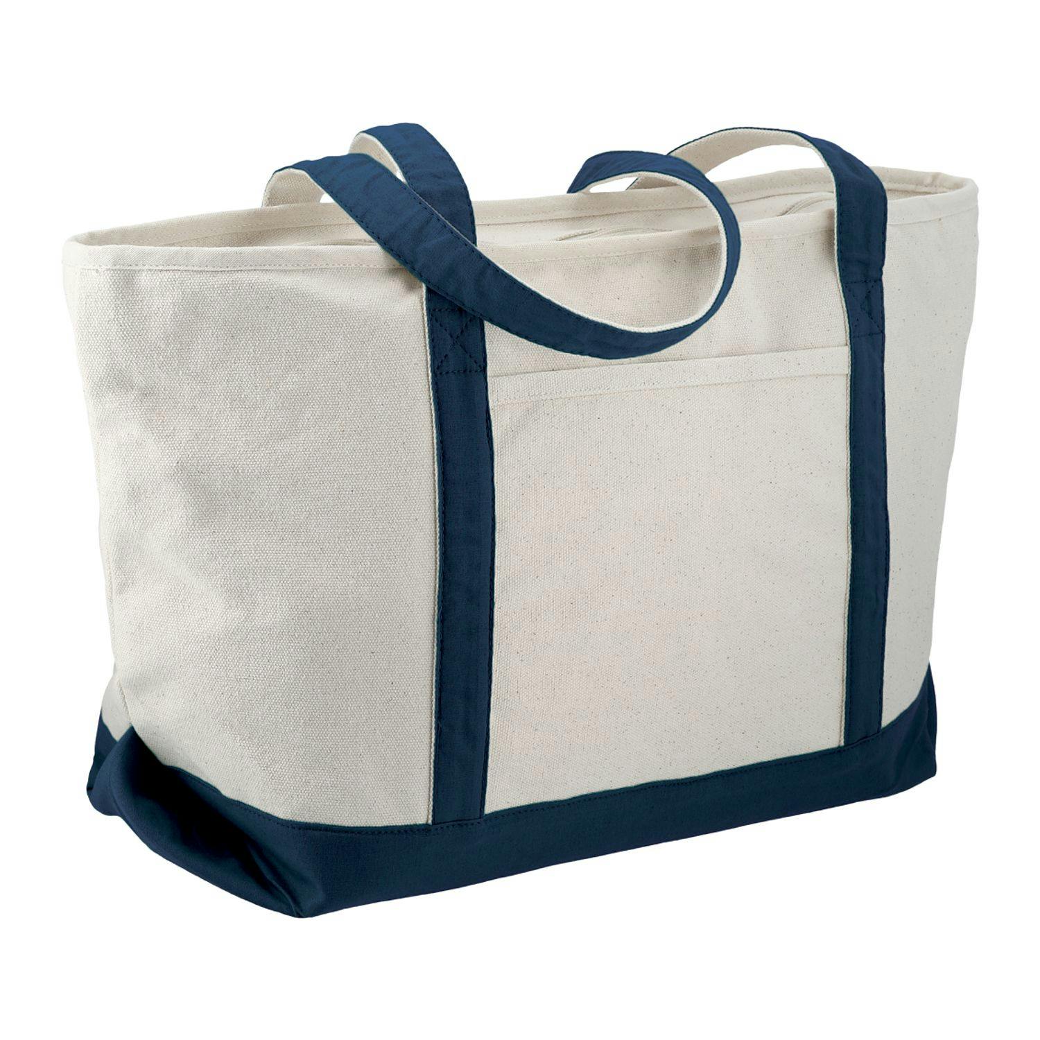 Baltic 18oz Cotton Canvas Zippered Boat Tote - additional Image 1