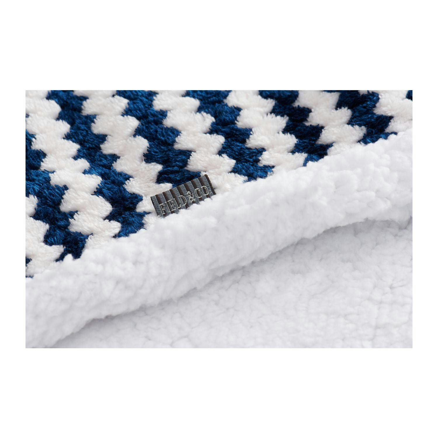 Field & Co.® Chevron Striped Sherpa Blanket - additional Image 4