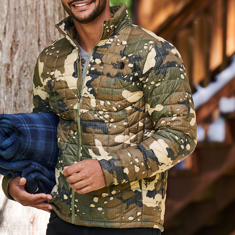 North face camo clearance puffer