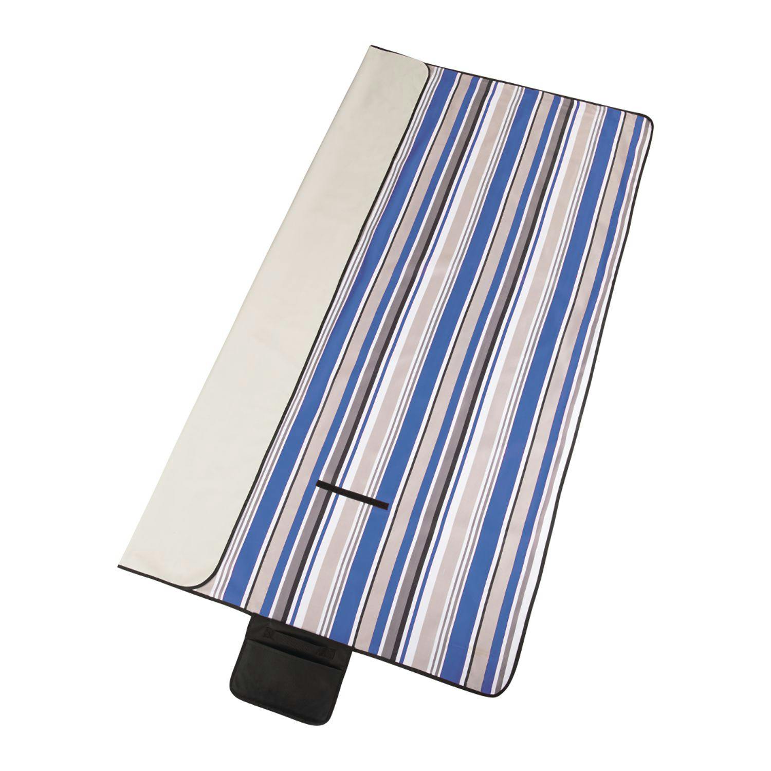 Oversized Striped Picnic and Beach Blanket - additional Image 1