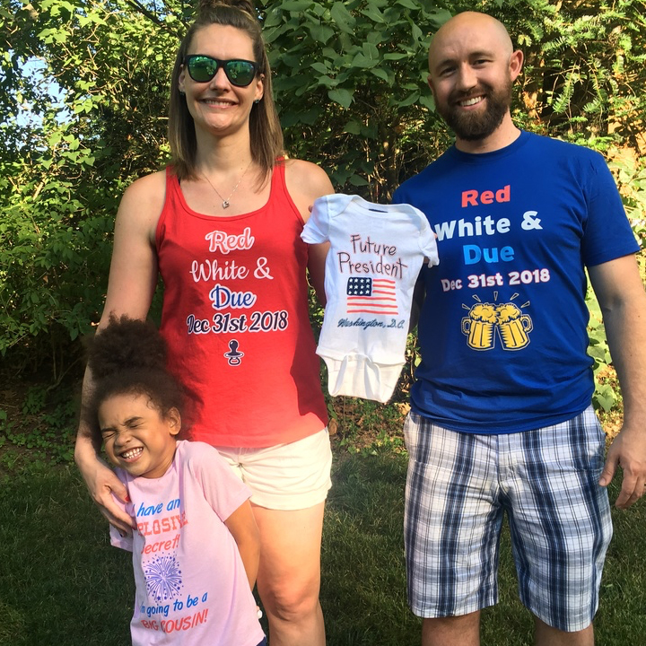 family shirts for baby shower