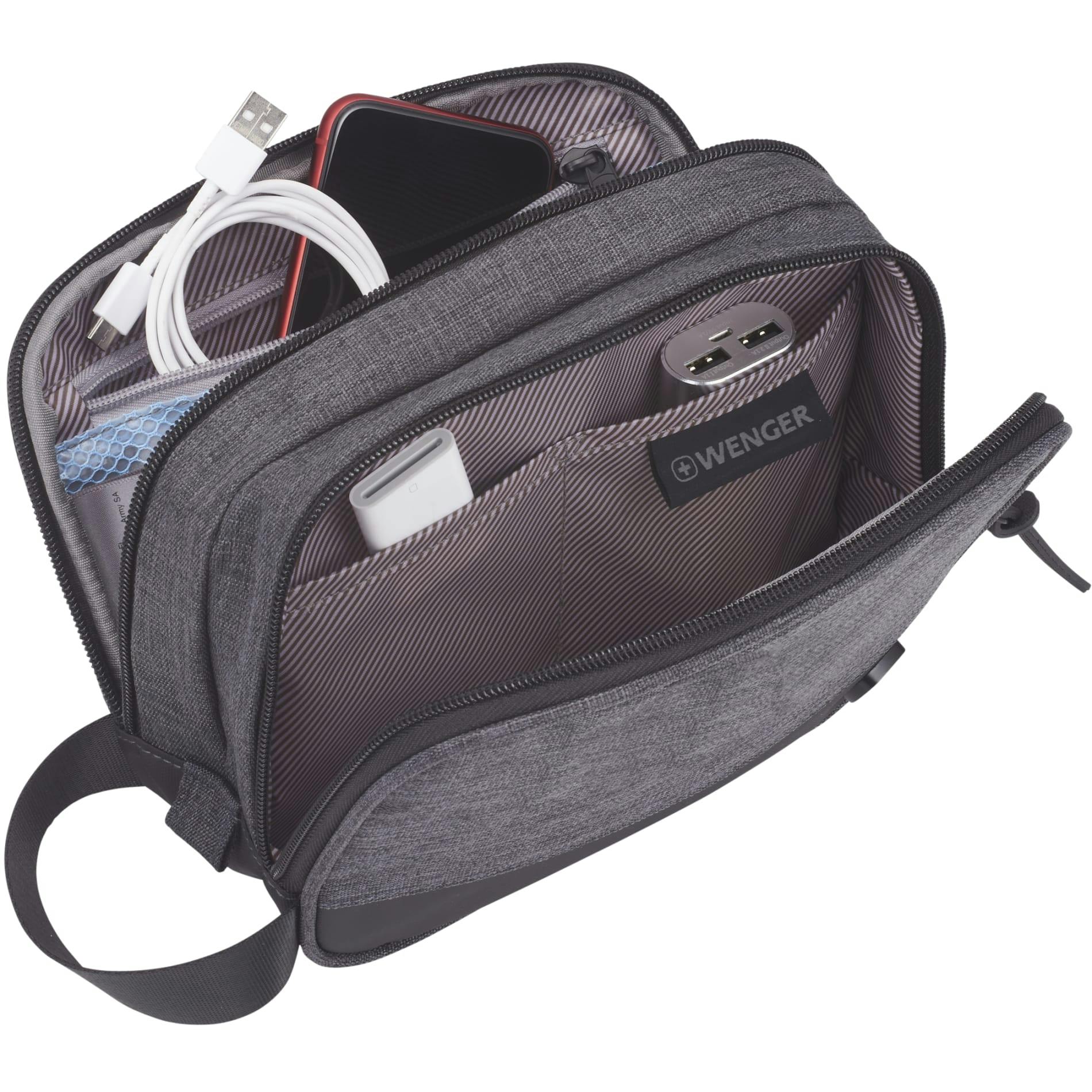 Wenger RPET Dual Compartment Dopp Kit - additional Image 2