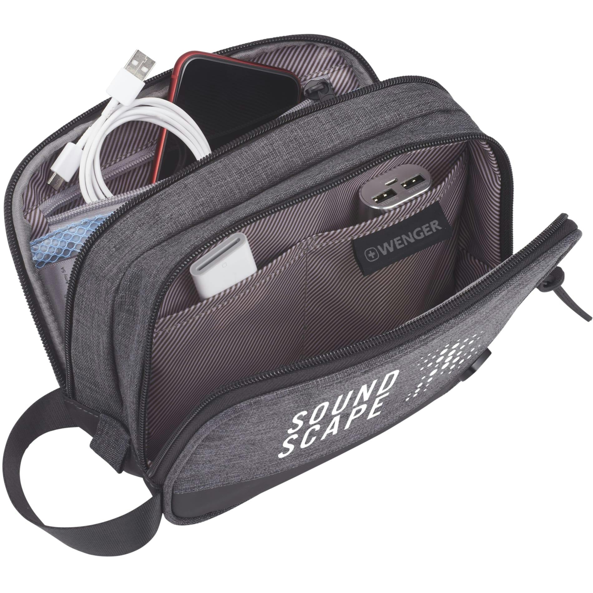 Wenger RPET Dual Compartment Dopp Kit - additional Image 9