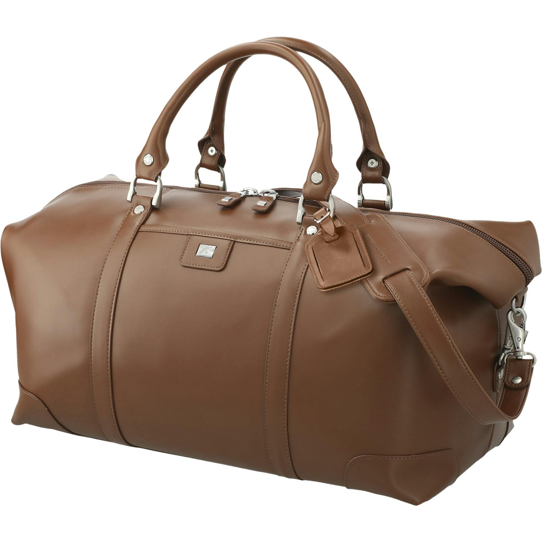 Cutter & Buck® 19" Leather Weekender Duffel Bag - additional Image 4