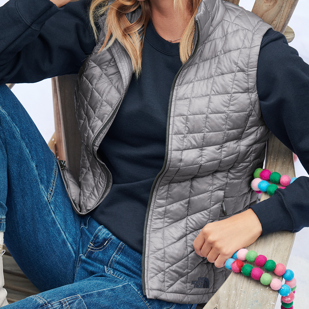 The north face on sale womens thermoball vest