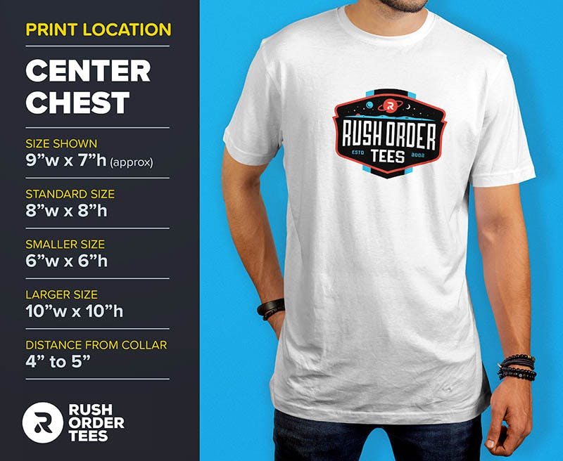 Logo Placement Guide: The Top 8 Print Locations For T-Shirts