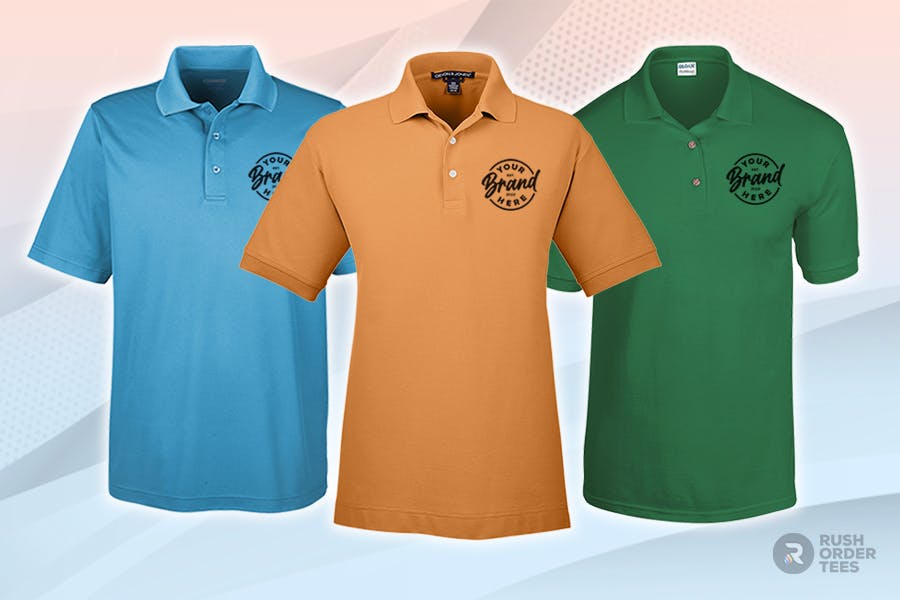 printed polos swag idea