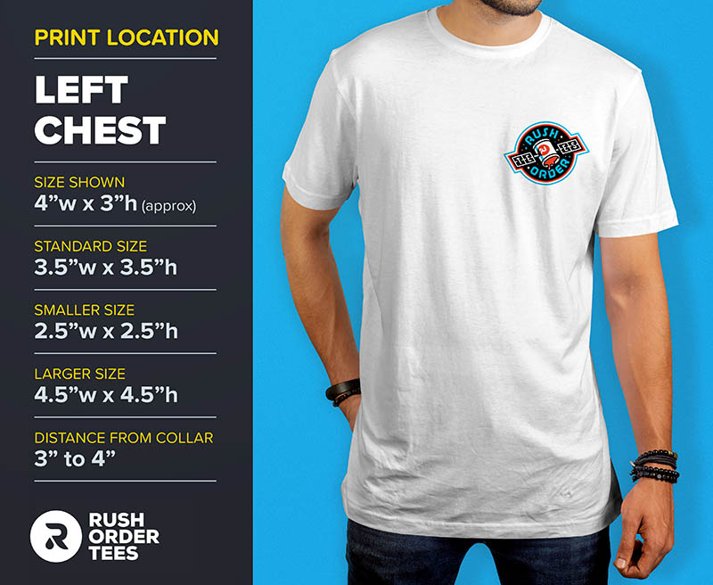 Logo Placement Guide The Top 8 Print Locations for T Shirts