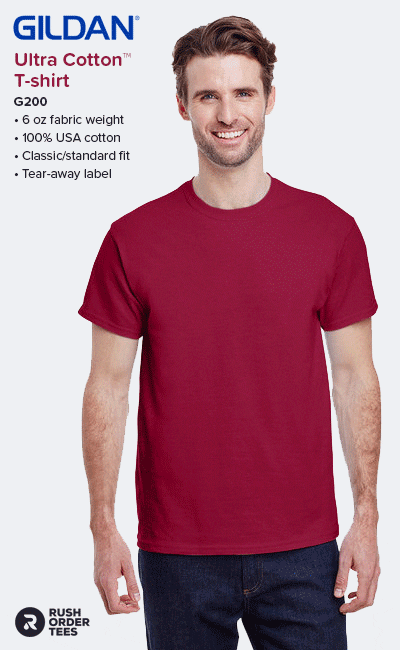Gildan Ultra Cotton T-shirt product details - G200