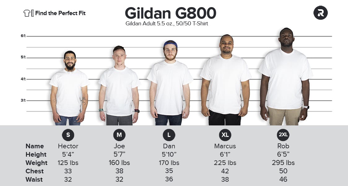 Gildan G800 50/50 T-Shirt 