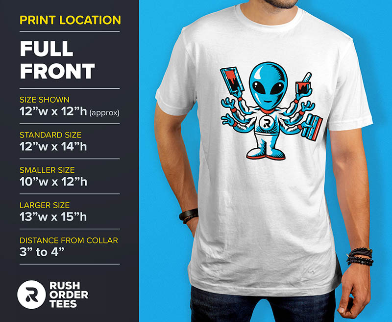 Logo Placement Guide: The Top 8 Print Locations for T-Shirts