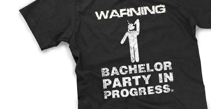 Bachelor Party Warning T-shirt
