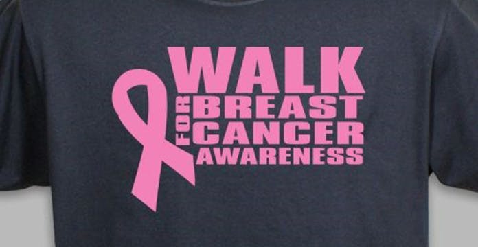 Walk for breast cancer shirt