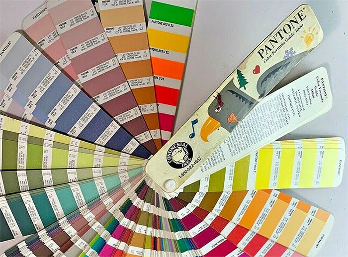 Old Pantone color book from 1994
