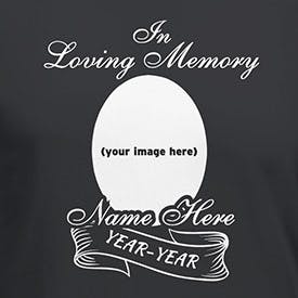 In Loving Memory T-shirt, Custom Photo Rest In Peace Shirt, Upload Picture  Shirt, Personalized Family Memorial Shirt, In Loving Memory Of My Son