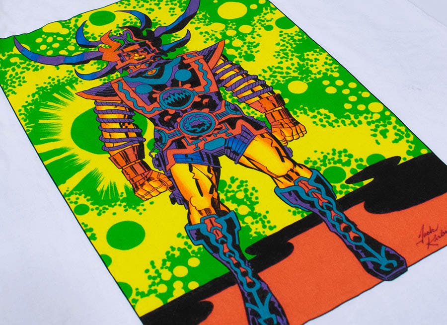A bold and vibrant DTG print.