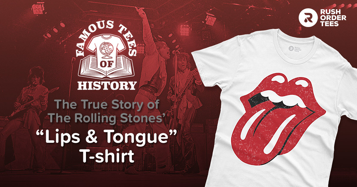 Famous Tees of History: The Story of The Rolling Stones Logo T-Shirt