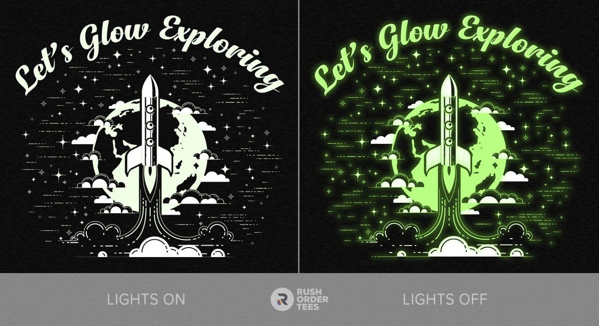 5 Great Ideas for Glow in The Dark Tees 