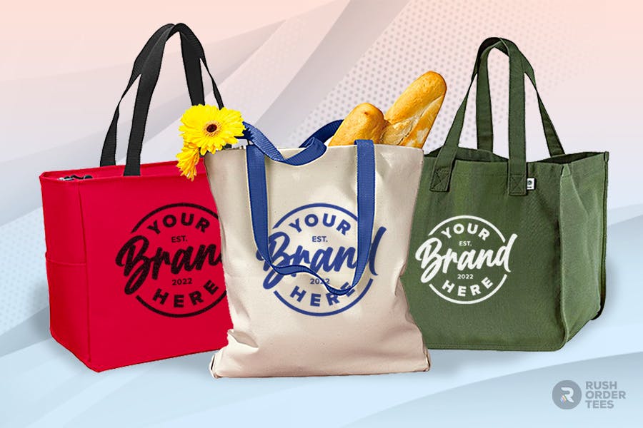 printed tote bags swag idea