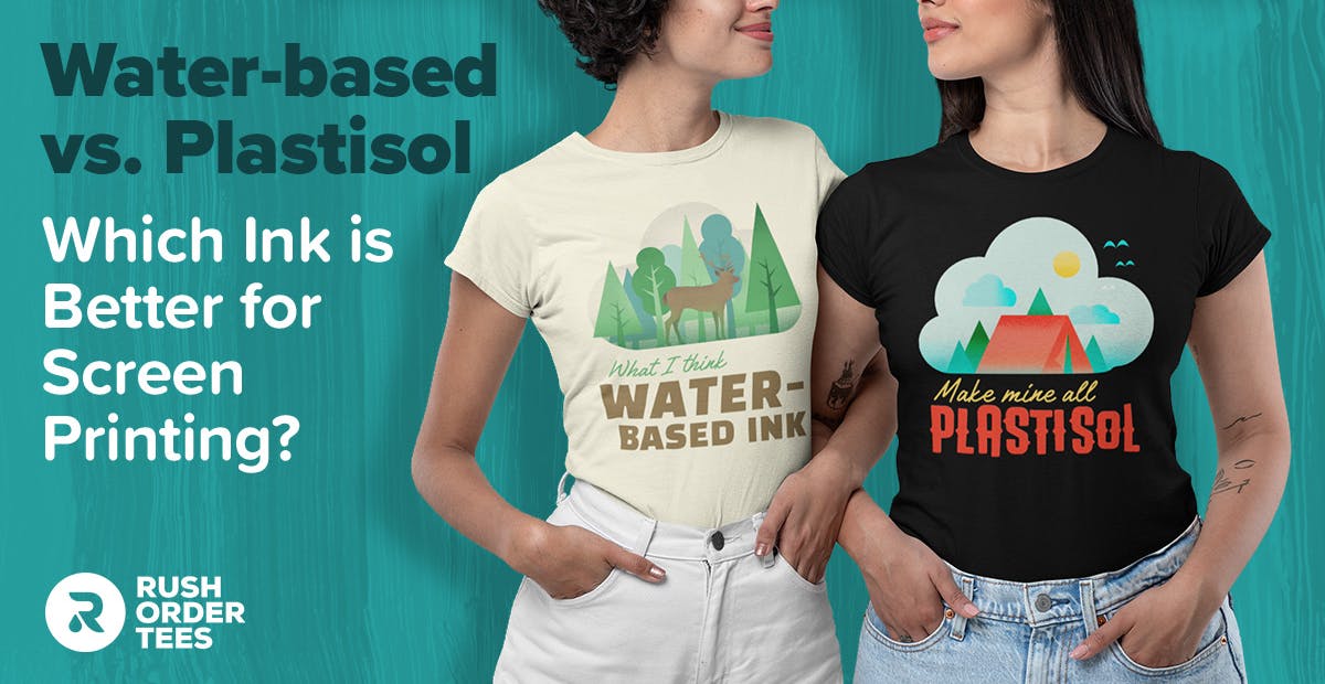 The Difference Between Water-Based & Plastisol Inks