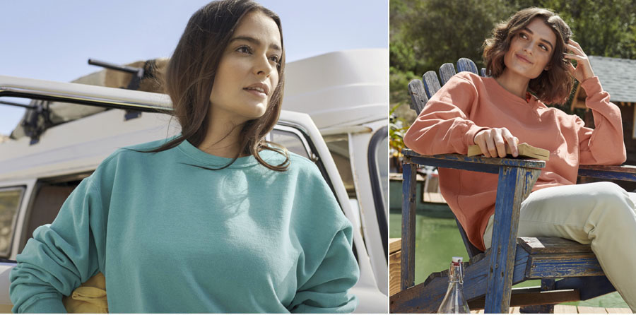 Oversized comfort clearance color sweatshirts