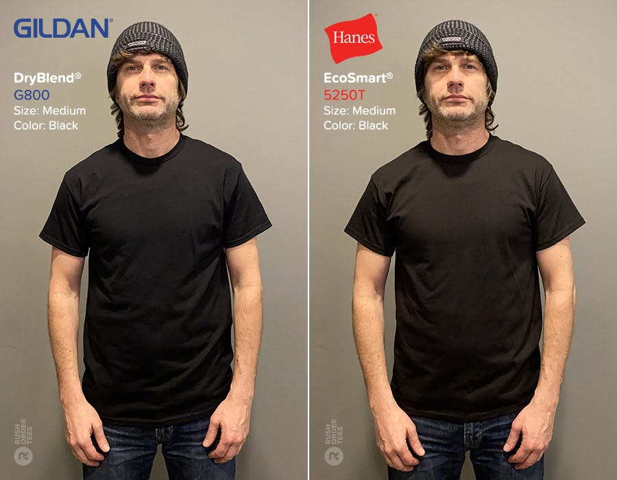 Comparing The Top 3 Gildan T-Shirts: Ultra Cotton vs. Dryblend 50/50 vs. Heavy  Cotton