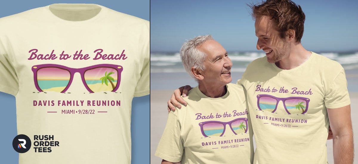 Beach Family Reunion Shirt Design