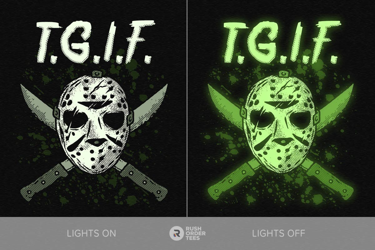 5 Great Ideas for Glow in The Dark Tees 