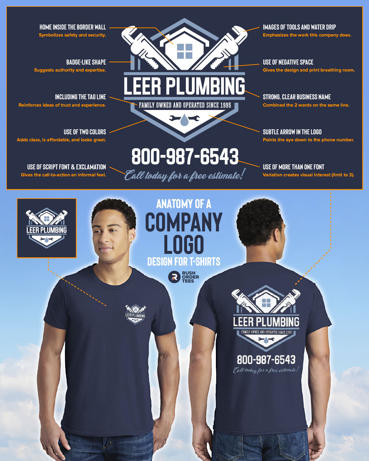 Shirt best sale company logo