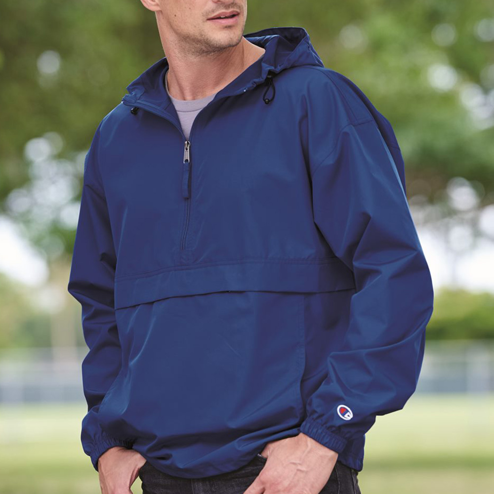 Champion blue clearance windbreaker