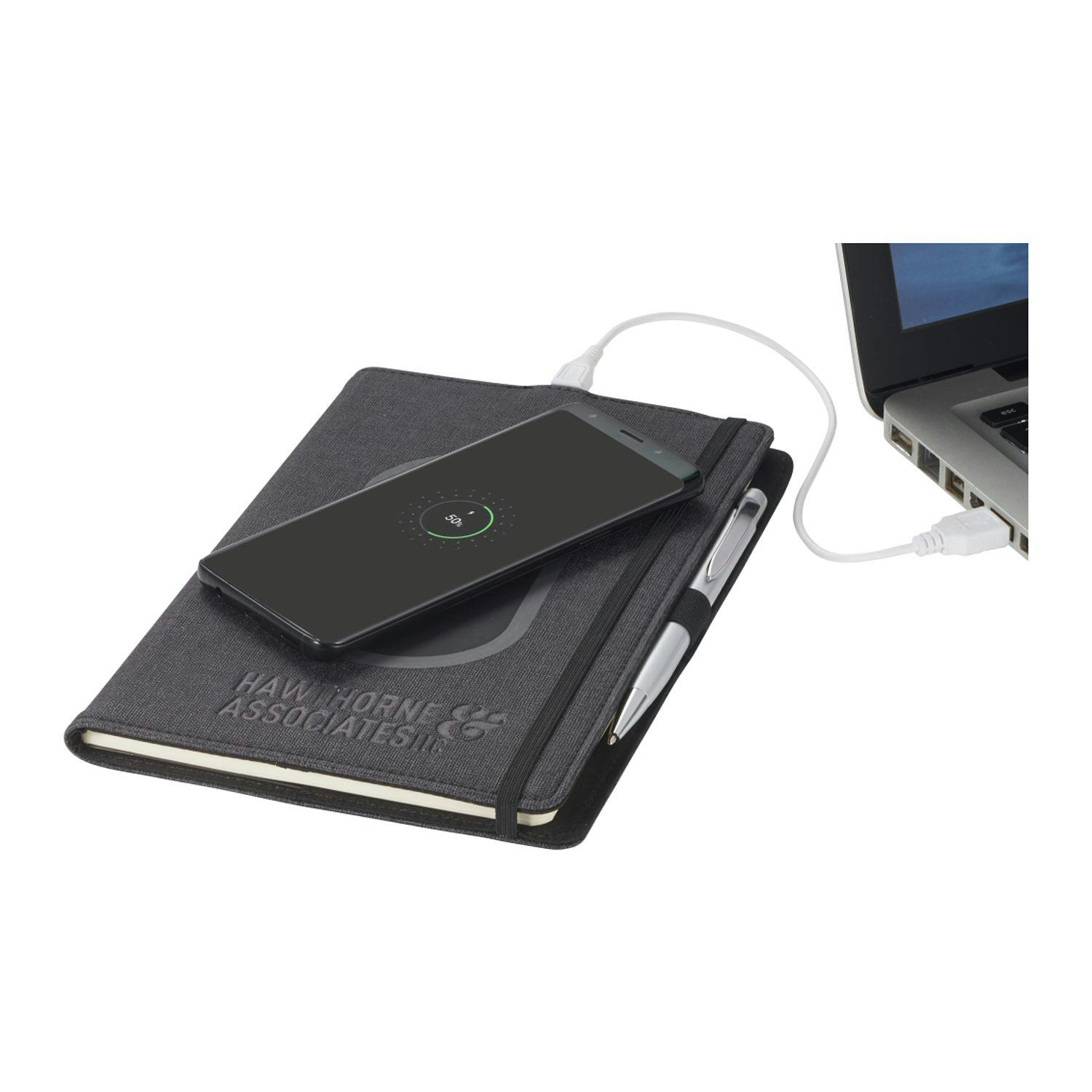 5.5" x 8.5" Walton Wireless Charging JournalBook® - additional Image 2