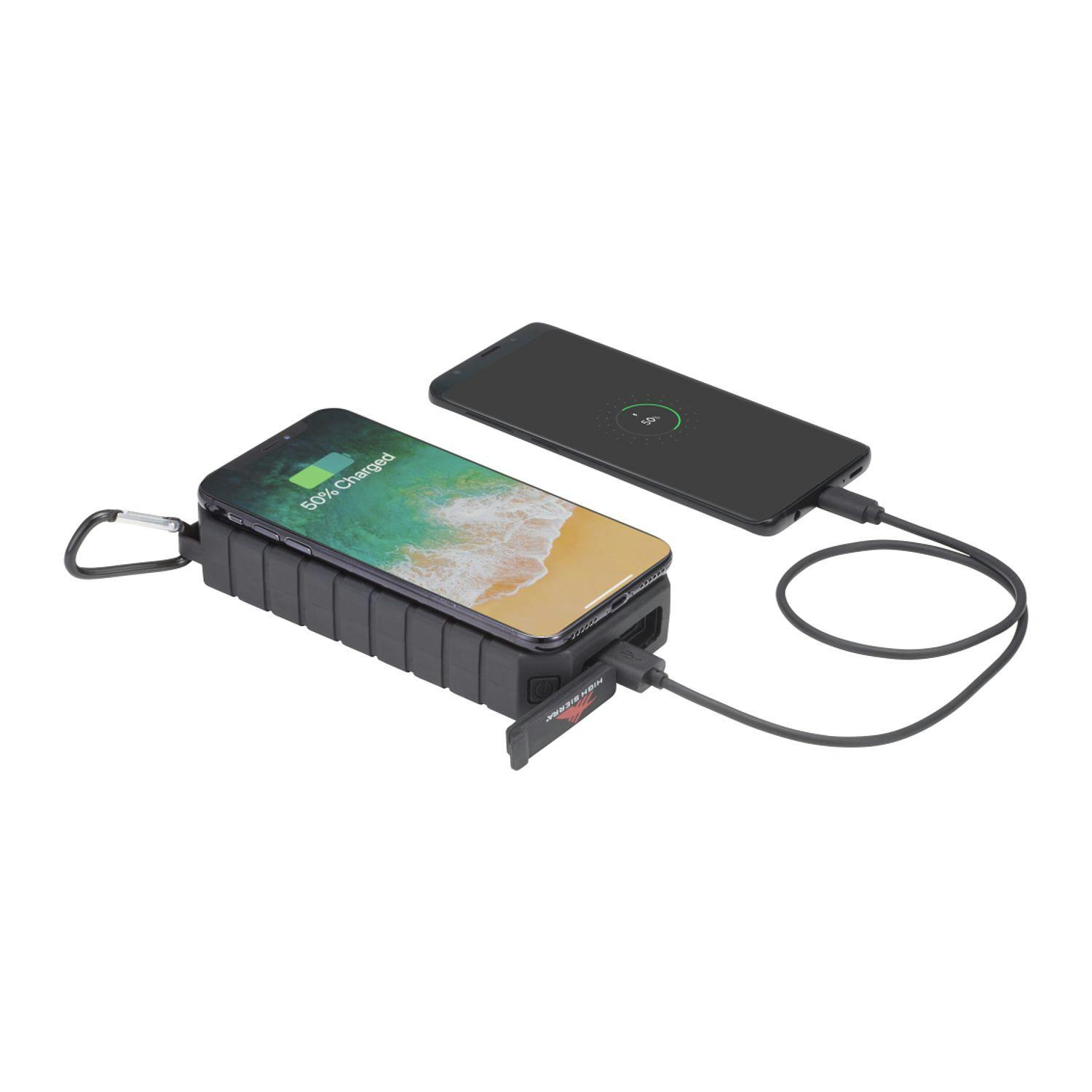 High Sierra® IPX 5 Solar Fast Wireless Power Bank - additional Image 4
