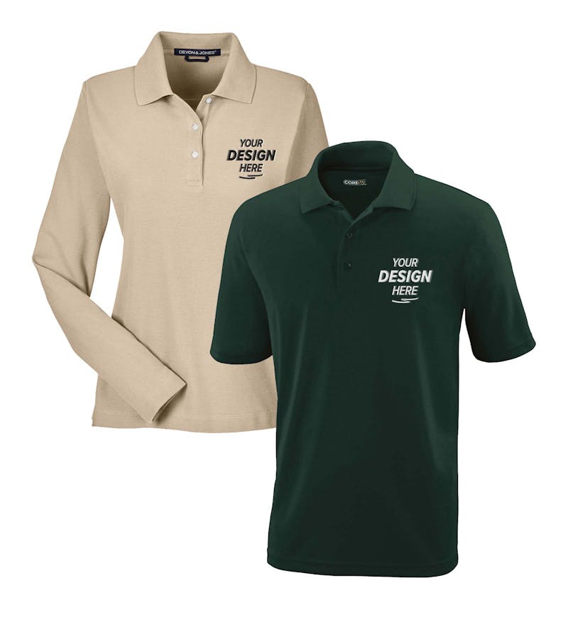 Design Your Own Polo Shirts | Personalize Polos Online
