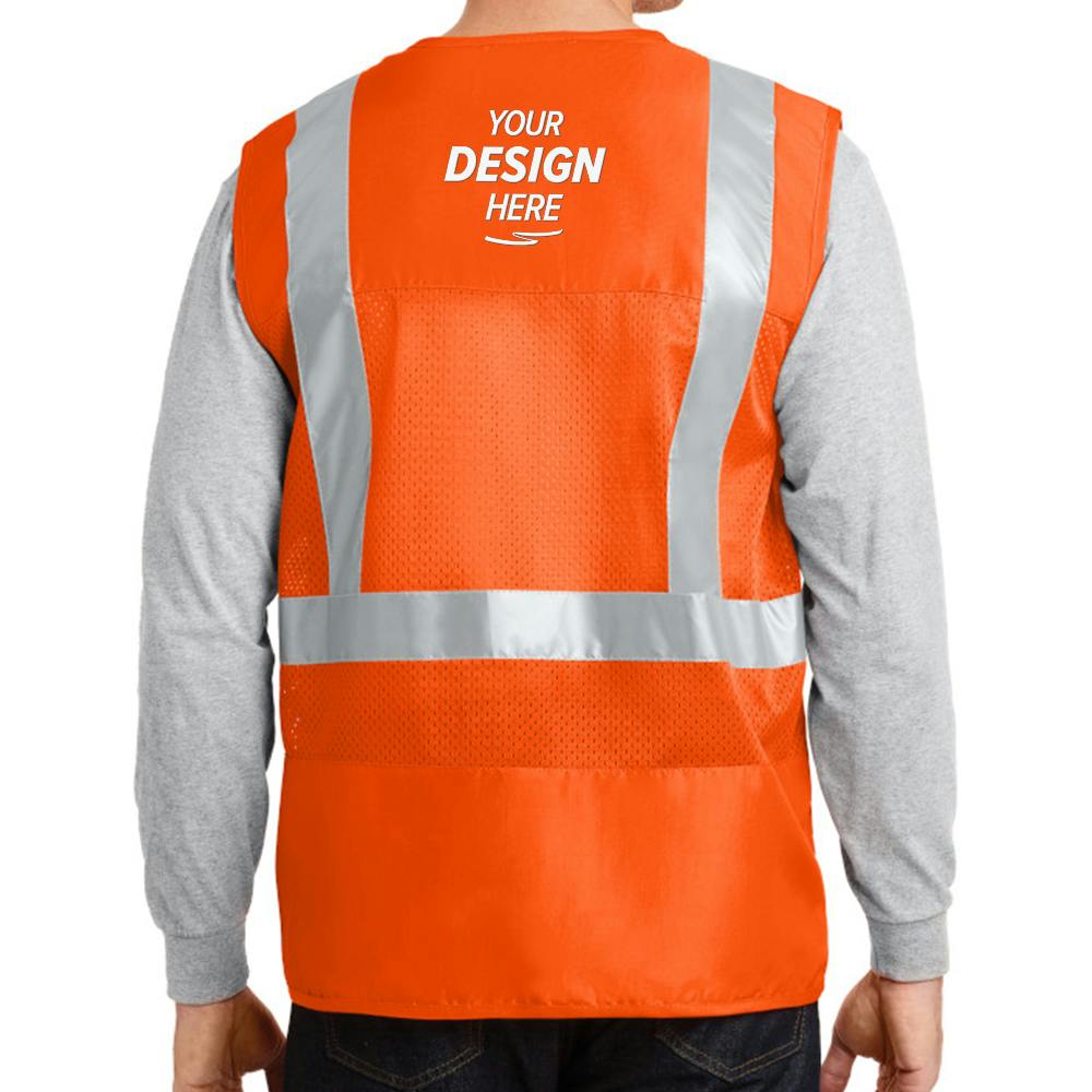 CornerStone Class 2 Mesh Back Safety Vest - additional Image 1