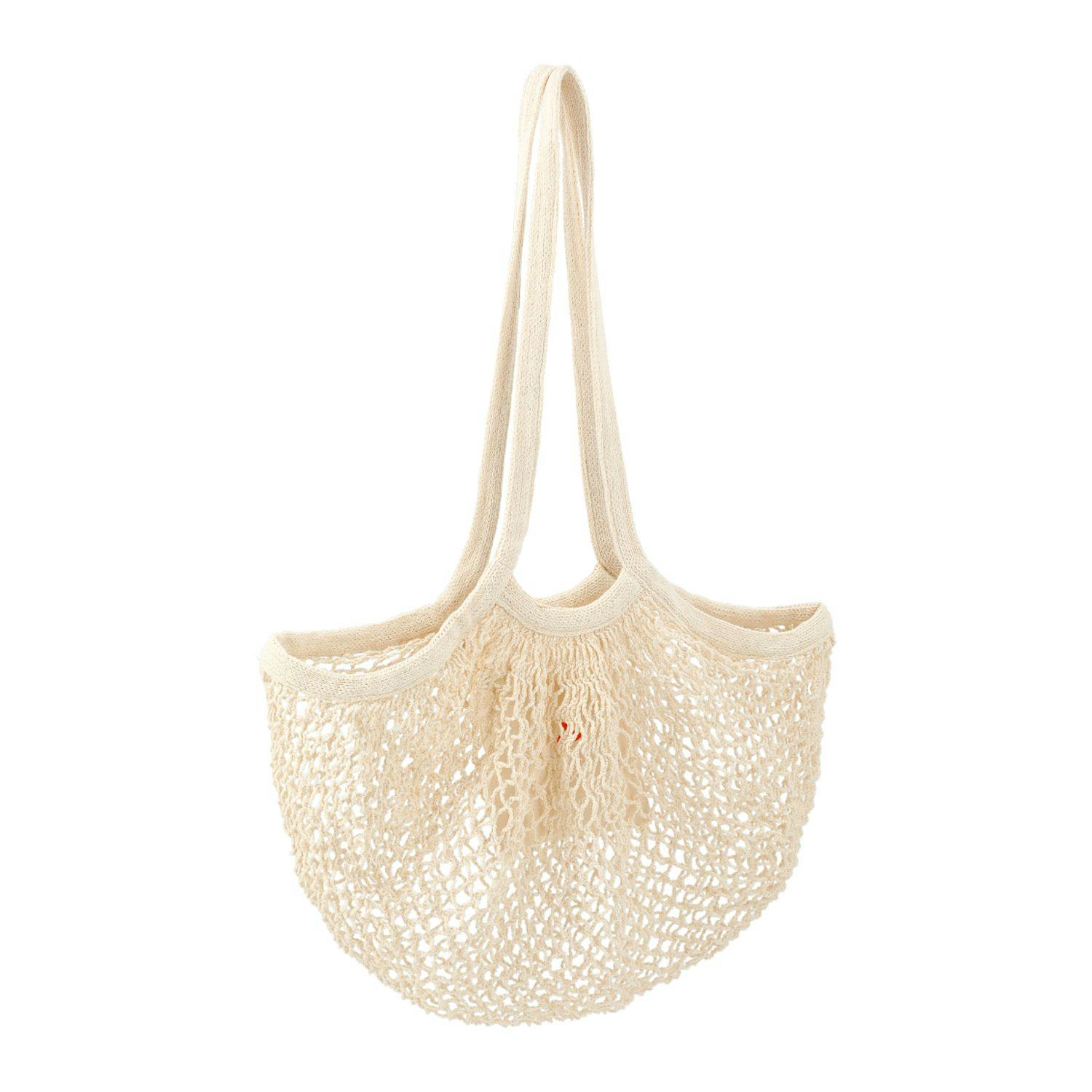 Riviera Cotton Mesh Market Bag w/Zippered Pouch - additional Image 2