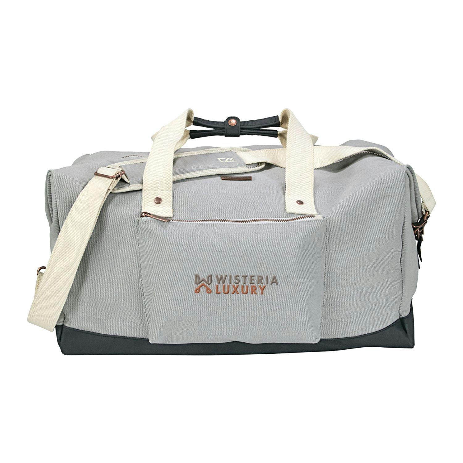 Cutter & Buck® 19" Cotton Weekender Duffel - additional Image 1