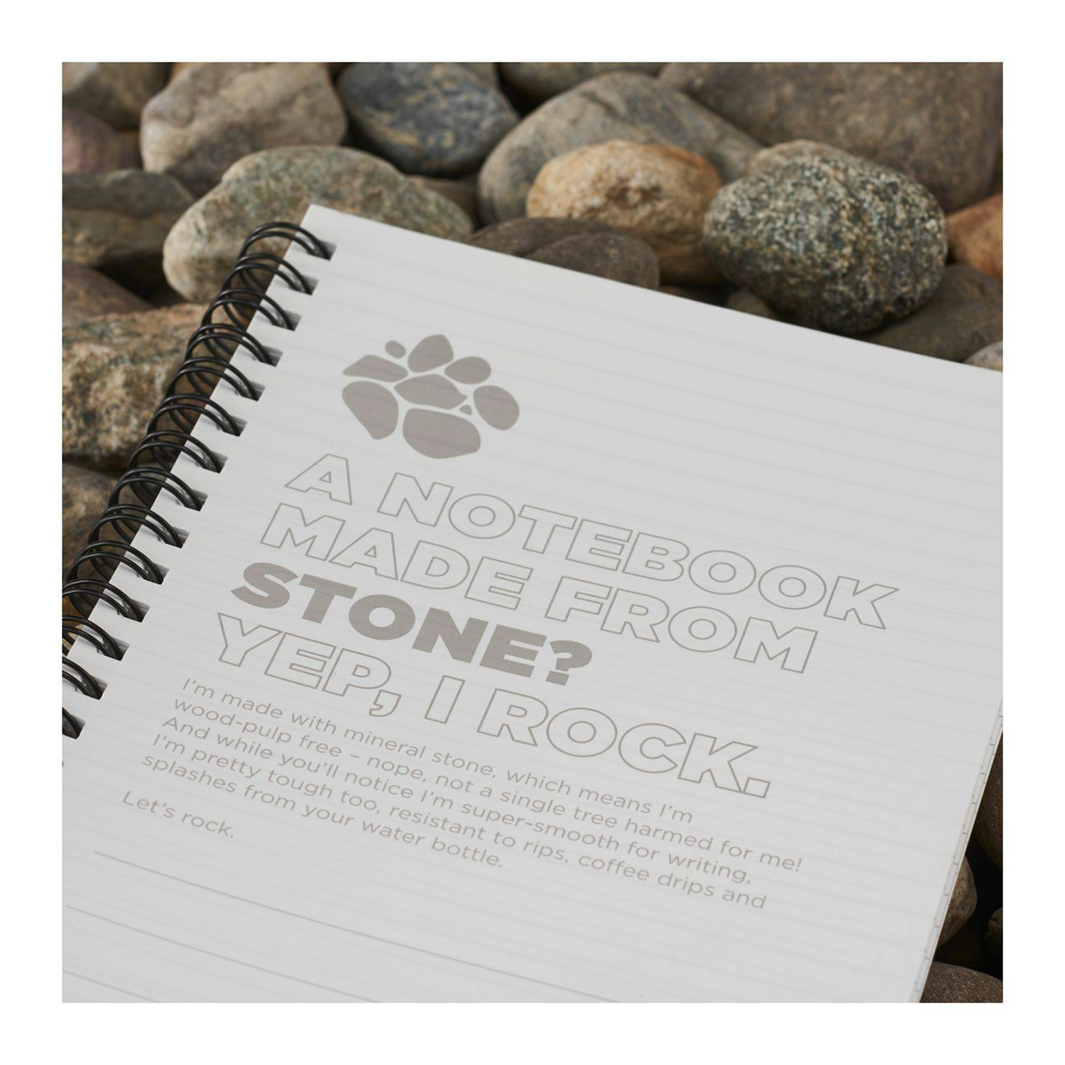 5” x 7” Mineral Stone Field Spiral  Notebook - additional Image 5