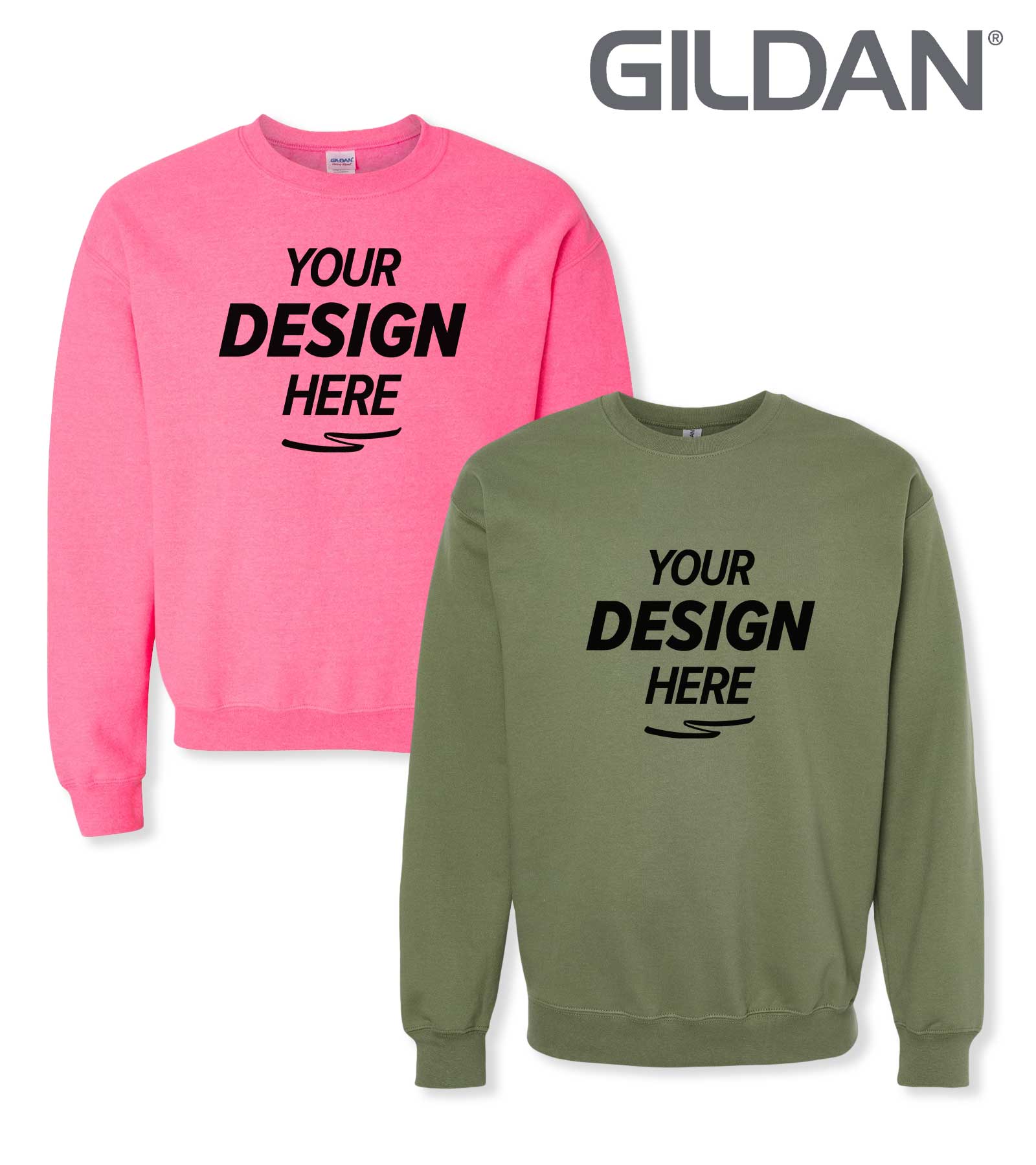 Gildan sweatshirts outlet custom