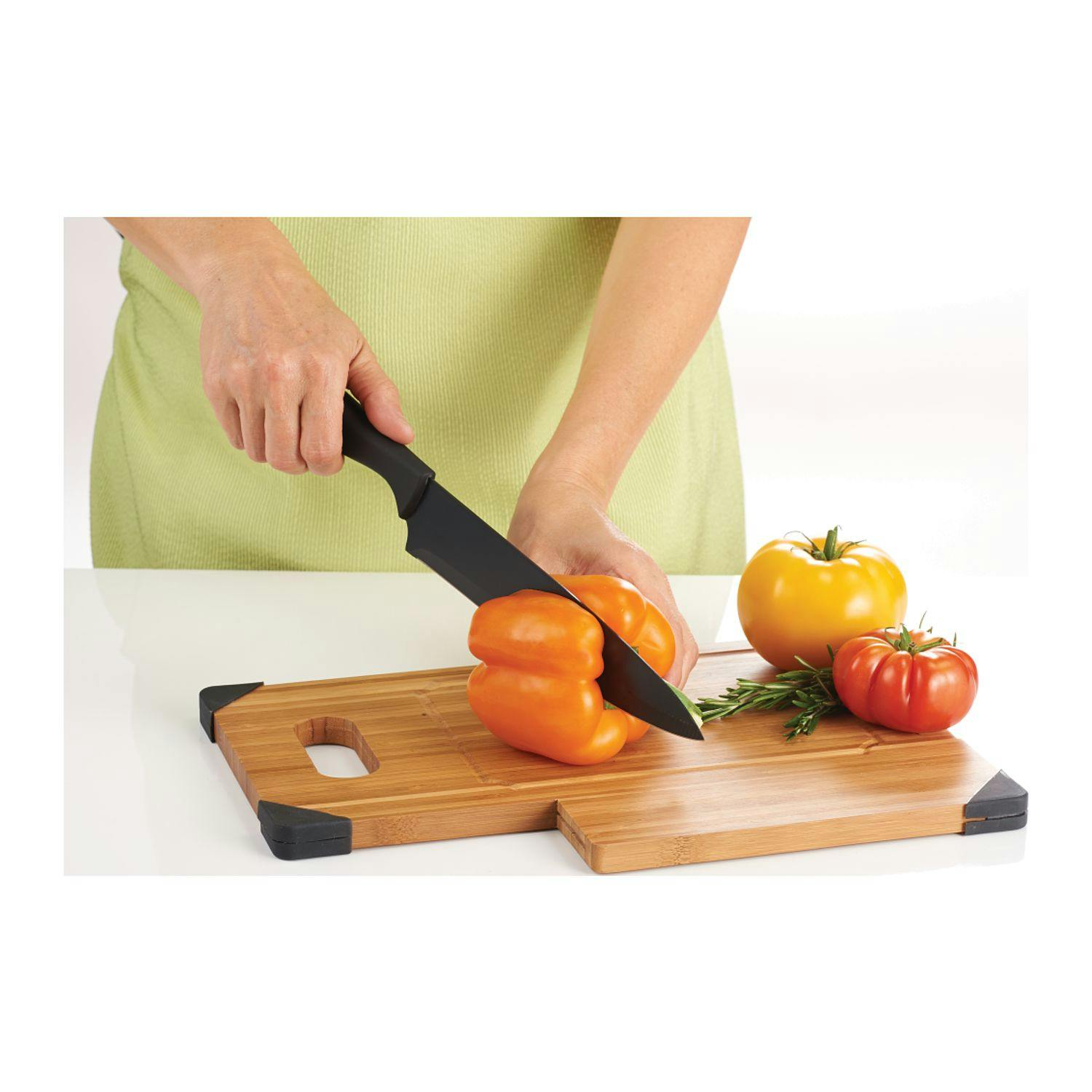 Bamboo Cutting Board with Knife - additional Image 2