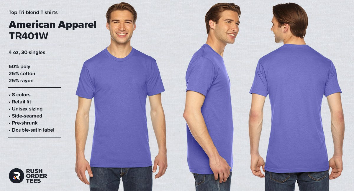 T-Shirt Fabrics: CVC vs Ring-spun Cotton vs Tri-Blend