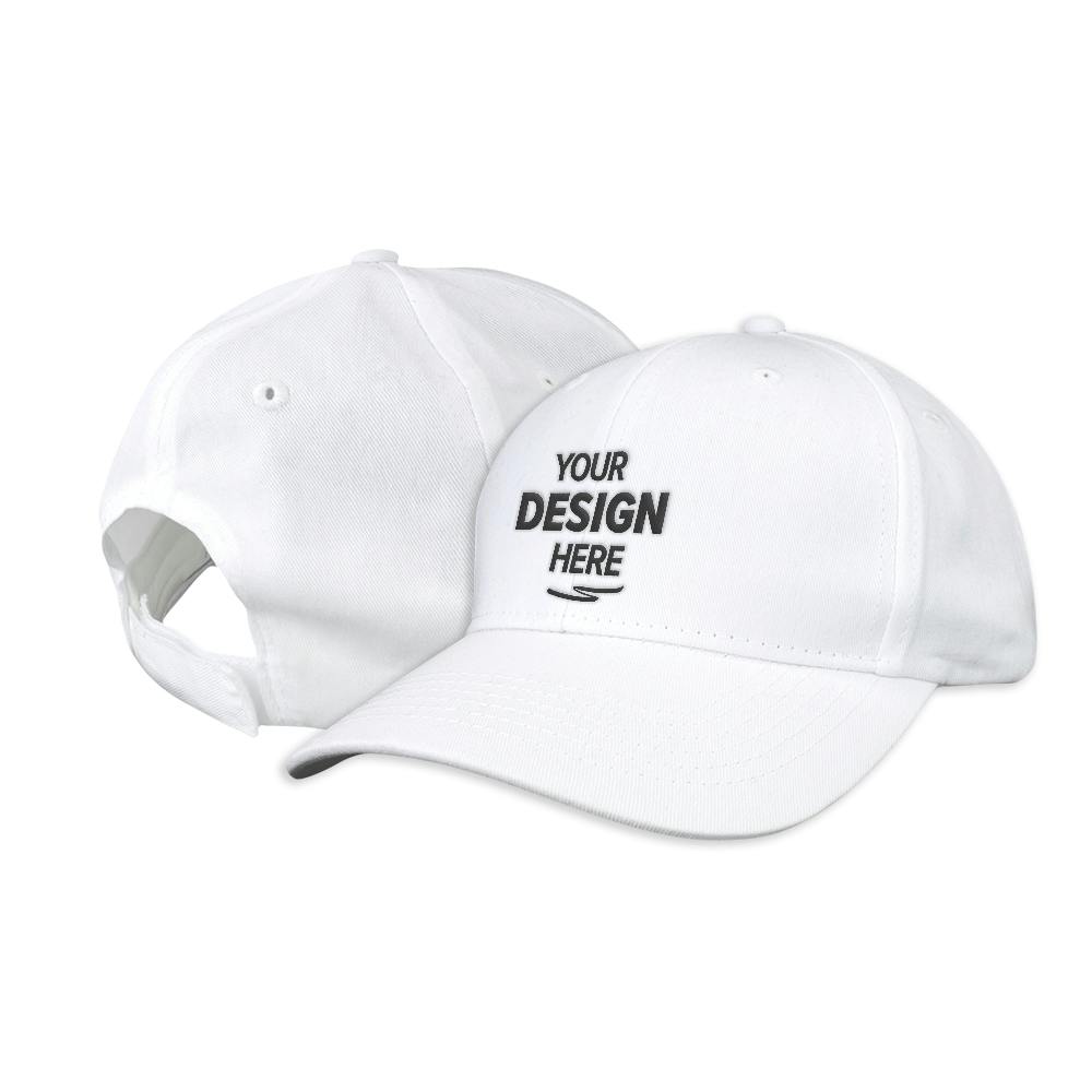 Big Accessories 6 Panel Structured Twill Cap - additional Image 1