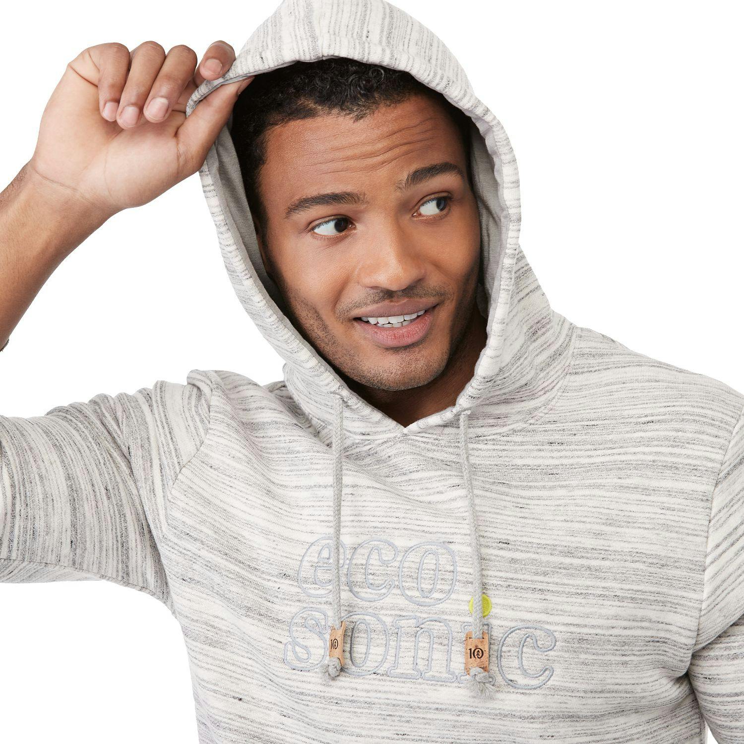 TenTree Men's Space Dye Classic Fleece Hoodie - additional Image 4