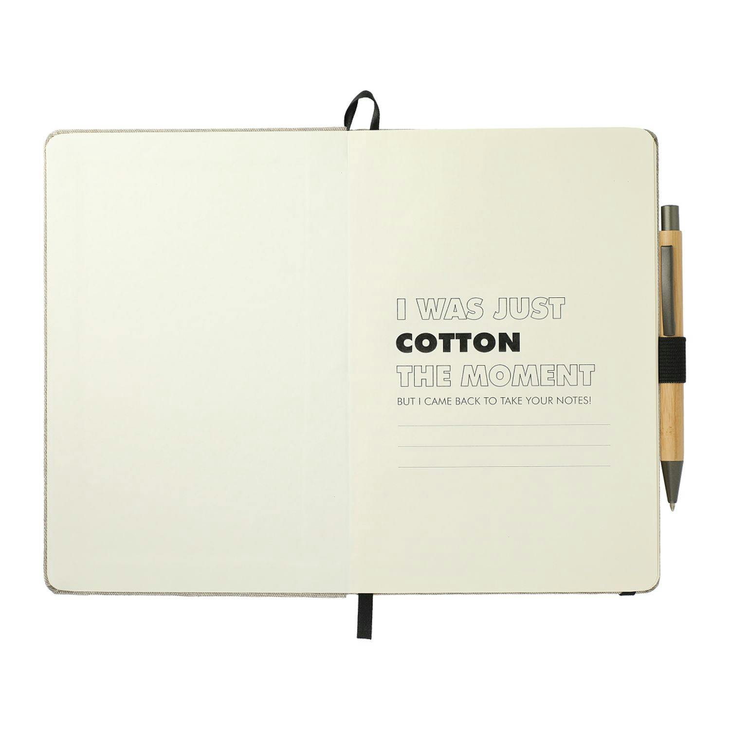 5.5" x 8.5" Recycled Cotton Bound JournalBook® Set - additional Image 2