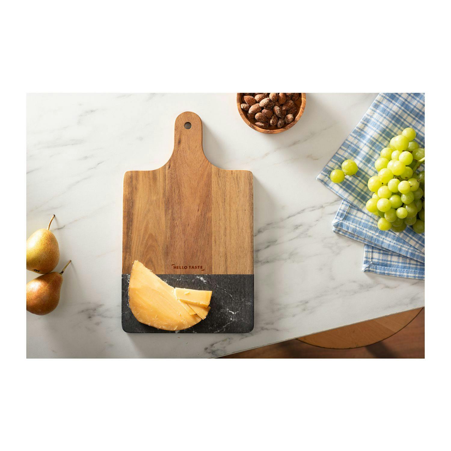 Black Marble and Wood Cutting Board - additional Image 2