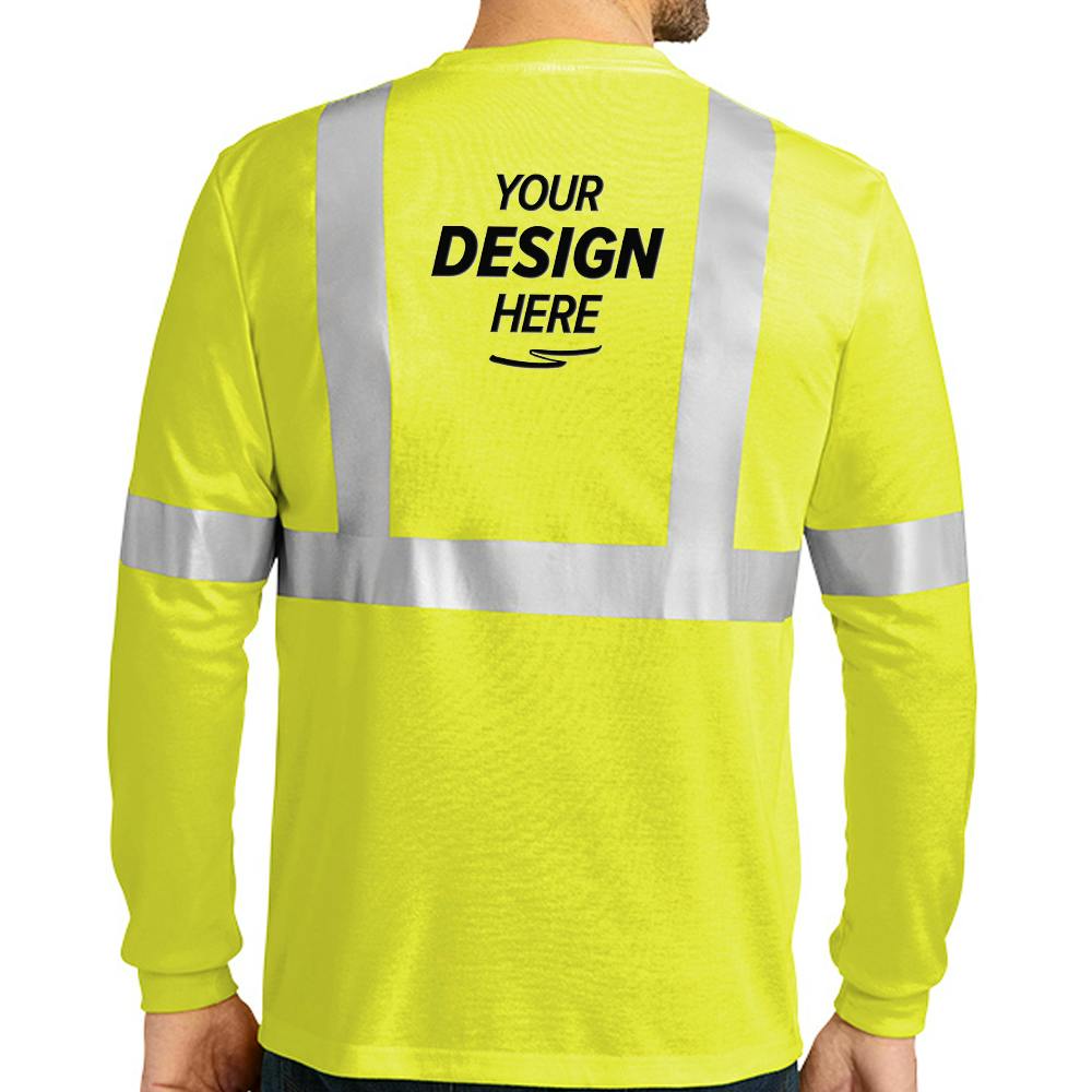 CornerStone Class 2 Long Sleeve Safety T-shirt - additional Image 1