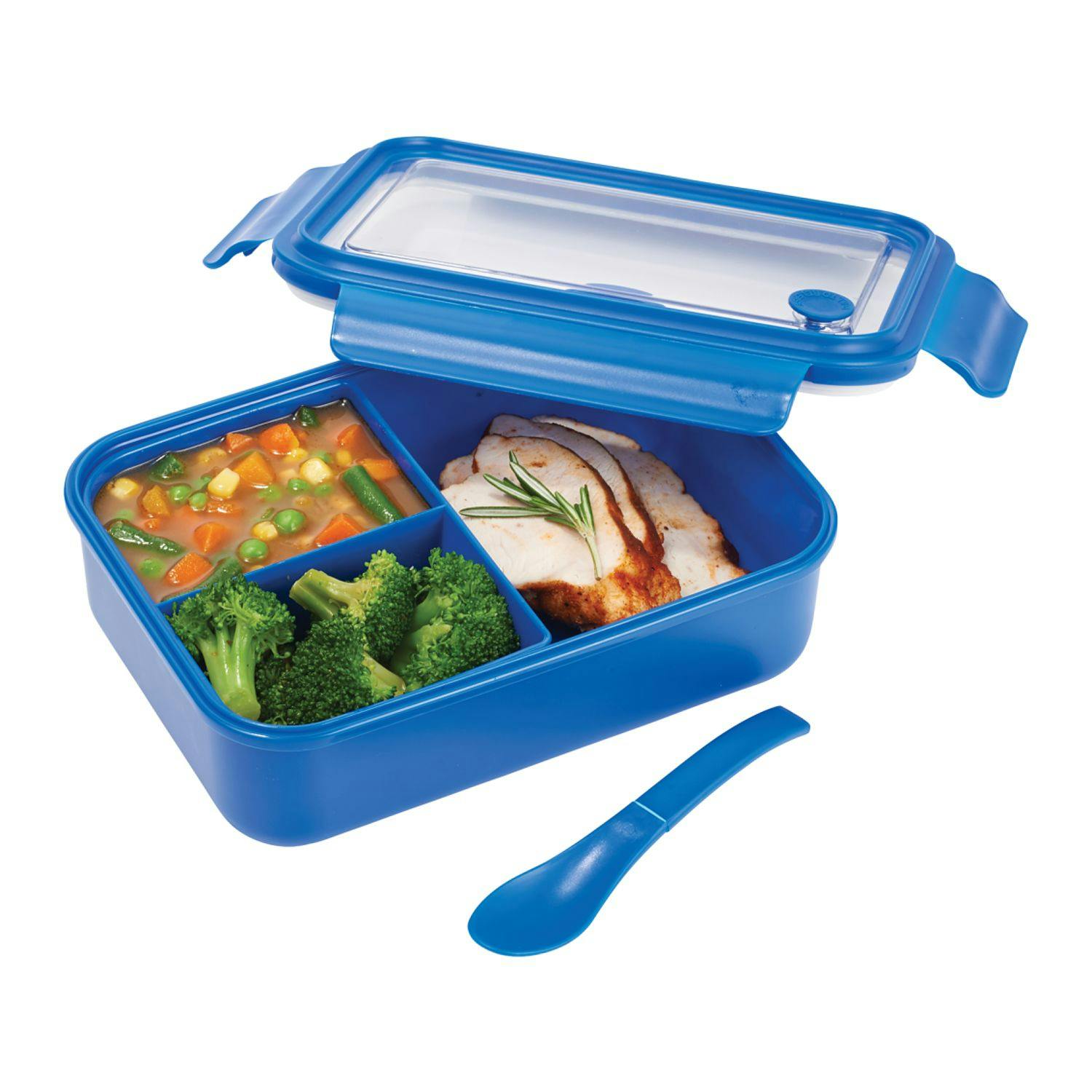 Three Compartment Food Storage Bento Box - additional Image 3