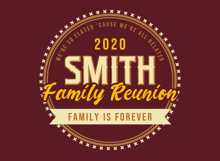 family reunion logo design